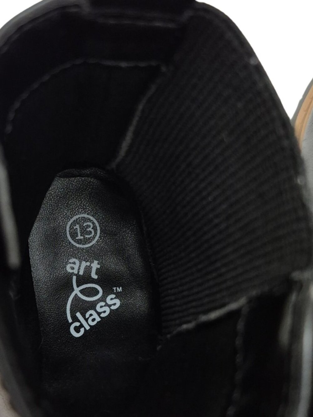 Art Class Kids' Laurel Chelsea Boots Black Size 13 - Picture 7 of 9